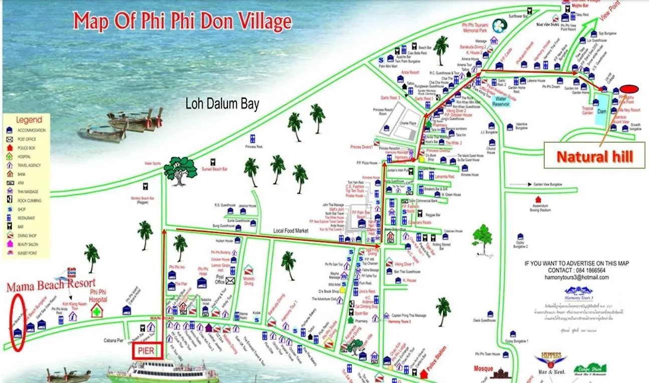 Auberge de jeunesse Pp Natural Hill à Koh Koh Phi Phi Don Thaïlande